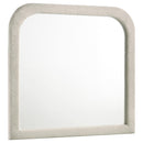  Coaster Furniture Sonya 360114 Upholstered Bedroom Dresser Mirror - Ivory IMAGE 1