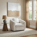  Coaster Furniture Isabella 504973 Fabric Upholstered Accent Chair - Sand IMAGE 5