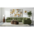  Coaster Furniture Elysia 551895-SET 6-piece Chenille Upholstered Modular Sectional Sofa - Green IMAGE 2