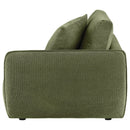  Coaster Furniture Elysia 551898RAF Chenille Upholstered Modular RAF Chair - Green IMAGE 2