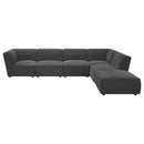  Coaster Furniture Sunny 552081 Upholstered Armless Chair - Dark Charcoal IMAGE 11