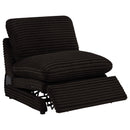  Coaster Furniture Collins 610350ARP Modular Power Armless Recliner - Chocolate Brown IMAGE 11