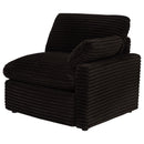  Coaster Furniture Collins 610350RRP Modular RAF Power Recliner - Chocolate Brown IMAGE 1