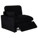 Coaster Furniture Collins 610360P-SET 6-piece Modular Power Reclining Sectional - Black IMAGE 4