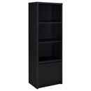  Coaster Furniture Winfield 706223-SET 3-piece Entertainment Center 78-inch TV Stand - Black IMAGE 6