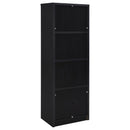  Coaster Furniture Winfield 706224 3-shelf Media Tower Entertainment Pier - Black IMAGE 7