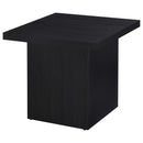  Coaster Furniture Devar 706408-S2 2-piece Square Cocktail Coffee End Table Set - Black IMAGE 9