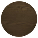  Coaster Furniture Hamlyn 706518-S2 2-piece Round Fluted Coffee and End Table Set - Walnut IMAGE 4