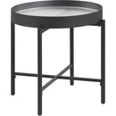  Coaster Furniture Ozella 707898-S3 3-piece Round Coffee and End Table Set - Sandy Black IMAGE 10