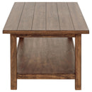  Coaster Furniture Payne 710548-S2 2-piece Coffee and 1-drawer End Table Set - Brown IMAGE 3