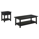 Coaster Furniture Payne 710568-S2 2-piece Coffee and 1-drawer End Table Set - Java IMAGE 1