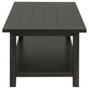  Coaster Furniture Payne 710568-S2 2-piece Coffee and 1-drawer End Table Set - Java IMAGE 4