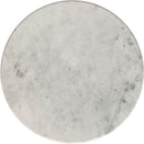  Coaster Furniture Hermas 710738-S2 2-piece Round Marble Coffee and End Table Set - White IMAGE 7