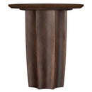  Coaster Furniture Cayenne 710777 Solid Mango Wood Accent End Table - Walnut IMAGE 3