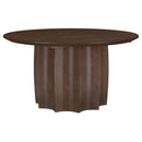  Coaster Furniture Cayenne 710778 Solid Mango Wood Coffee Table - Walnut IMAGE 2