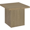  Coaster Furniture Devar 710918-S2 2-piece Square Cocktail Coffee End Table Set - Latte IMAGE 3