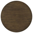  Coaster Furniture Sweeney 722838 39-inch Round Wood Occasional Coffee Table - Dark Walnut IMAGE 3