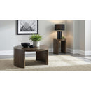  Coaster Furniture Sweeney 722838-S2 2-piece Coffee and End Occasional Table Set - Dark Walnut IMAGE 2