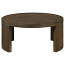  Coaster Furniture Sweeney 722838-S3 3-piece Coffee and End Occasional Table Set - Dark Walnut IMAGE 12