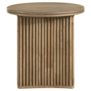  Coaster Furniture Adina 722938-S2 2-piece Round Coffee Table Set - Distressed Light Brown IMAGE 3