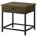  Coaster Furniture Byers 723778-S3 3-piece Lift Top Coffee and End Table Set - Brown Oak IMAGE 3