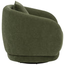  Coaster Furniture Arnaud 902487 Chenille Upholstered Swivel Accent Chair - Green IMAGE 2