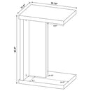  Coaster Furniture Clower 930277 Engineered Wood C-Shaped Sofa Side Table - Mango IMAGE 9