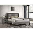  IFDC IF-180 Queen Upholstered Platform Bed IF-180 60" Bed IMAGE 1