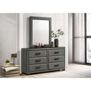  IFDC Dylan 6-Drawer Dresser with Mirror Dylan Dresser & Mirror IMAGE 1