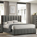  IFDC Dylan Full Upholstered Platform Bed Dylan Full Bed IMAGE 1