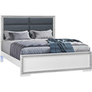  IFDC Andros Full Upholstered Panel Bed Andros Full Bed IMAGE 1