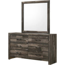  IFDC Athens 6-Drawer Dresser with Mirror Athens Dresser & Mirror IMAGE 1