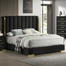  IFDC Madison King Upholstered Platform Bed Madison King Bed IMAGE 1