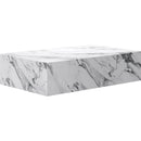  Worldwide Home Furnishings Artemis 301-079BWT Rectangular Coffee Table - Bulgari White IMAGE 1
