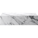  Worldwide Home Furnishings Artemis 301-079BWT Rectangular Coffee Table - Bulgari White IMAGE 5