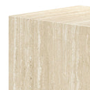  Worldwide Home Furnishings Artemis 301-079TR Rectangular Coffee Table - Travertine IMAGE 7