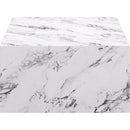  Worldwide Home Furnishings Atticus 301-193BWT Rectangular Coffee Table - Bulgari White IMAGE 4
