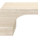 Worldwide Home Furnishings Atticus 301-193TR Rectangular Coffee Table - Travertine IMAGE 7