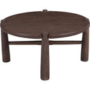  !nspire Carlyn 301-856DWT Round Coffee Table - Dark Walnut IMAGE 4
