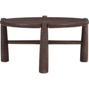  !nspire Carlyn 301-856DWT Round Coffee Table - Dark Walnut IMAGE 5
