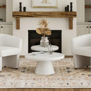  !nspire Galio 303-915WT 2pc Round Coffee Table Set - White IMAGE 2