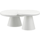  !nspire Galio 303-915WT 2pc Round Coffee Table Set - White IMAGE 5