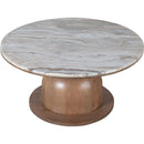  !nspire Martina 301-929WAL Round Coffee Table - Walnut IMAGE 3
