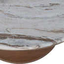  !nspire Martina 301-929WAL Round Coffee Table - Walnut IMAGE 4