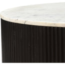  !nspire Reyna 301-248BLK Round Coffee Table with Storage - Black/White IMAGE 6