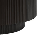  !nspire Reyna 301-248BLK Round Coffee Table with Storage - Black/White IMAGE 7