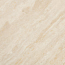  Worldwide Home Furnishings Seaton 301-759WAL Round Coffee Table - Walnut/Travertine IMAGE 3