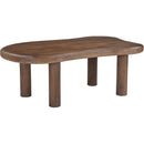  !nspire Zaloa 301-272DWT Organic Coffee Table - Dark Walnut IMAGE 1