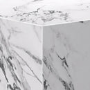  Worldwide Home Furnishings Artemis 501-079BWT_SQR Square Accent Table - Bulgari White IMAGE 2