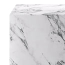  Worldwide Home Furnishings Artemis 501-079BWT_SQR Square Accent Table - Bulgari White IMAGE 4